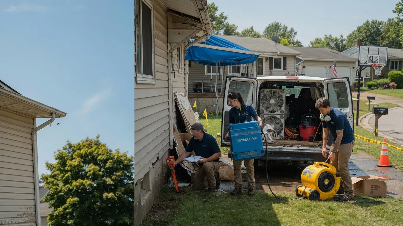 Ceiling Leak Cleanup in Arlington, IN near me