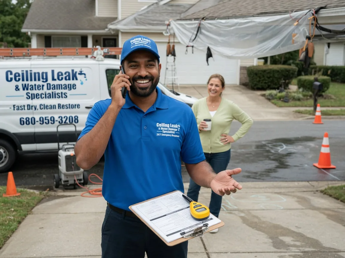 Ceiling Leak Cleanup Arlington, IN FAQs